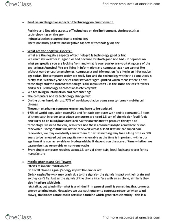 GEO 702 Lecture Notes - Lecture 2: Best Buy, Toxic Heavy Metal, Leachate thumbnail