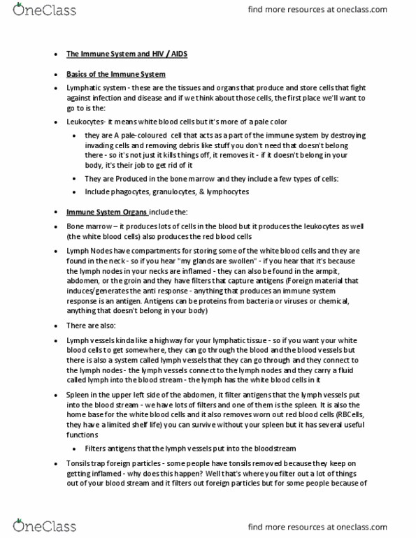 PSY 605 Lecture Notes - Lecture 7: Streptococcal Pharyngitis, Phagocytosis, B Cell thumbnail