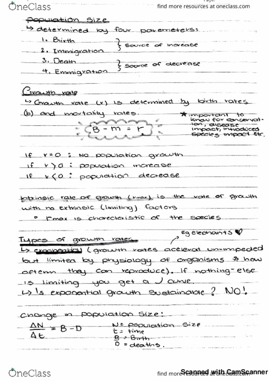 BIOL1003 Lecture 2: population and growth rates (1) thumbnail