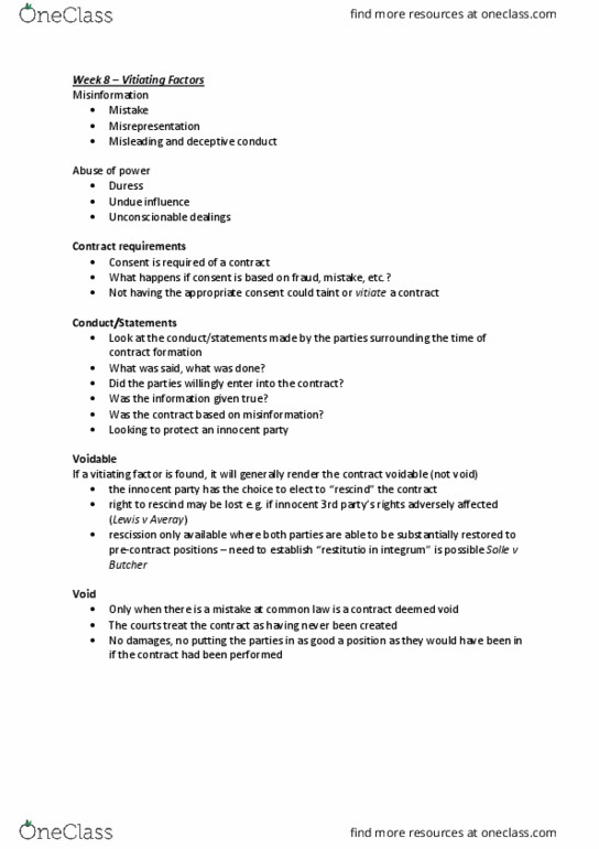 LLB170 Lecture 8: Week 8 – Vitiating Factors thumbnail