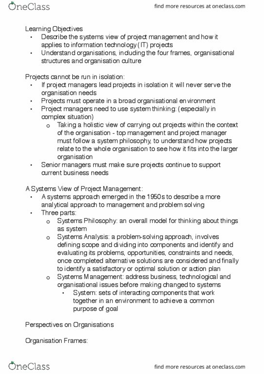 FIT2002 Lecture Notes - Lecture 2: Adaptive Software Development, Stakeholder Management, Spiral Model thumbnail