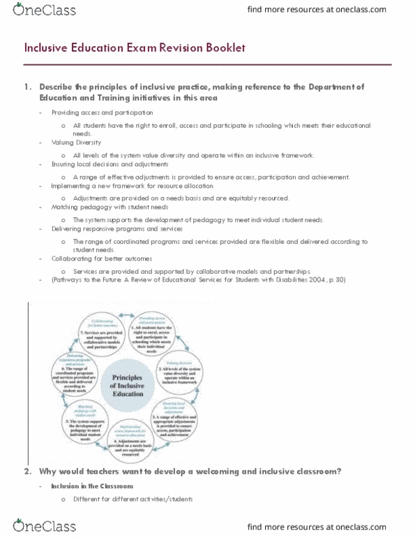 ED2095 Lecture Notes - Lecture 5: Social Stories, Oral Hygiene, Multicultural Education thumbnail