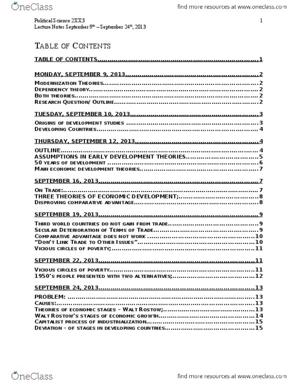 POLSCI 2XX3 Lecture Notes - Paul Samuelson, Liberal Democracy, The Communist Manifesto thumbnail