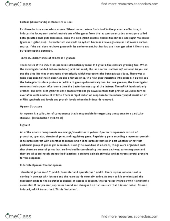 BIOB11H3 Lecture Notes - Lecture 9: Green Fluorescent Protein, Recombinant Dna, Transgene thumbnail