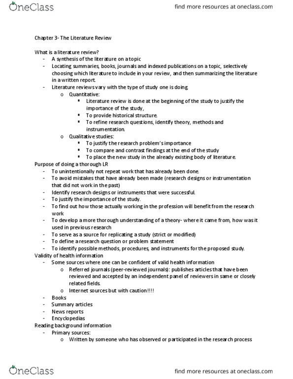 IHS 4504 Lecture Notes - Lecture 3: Library Catalog, Social Sciences Citation Index, Literature Review thumbnail