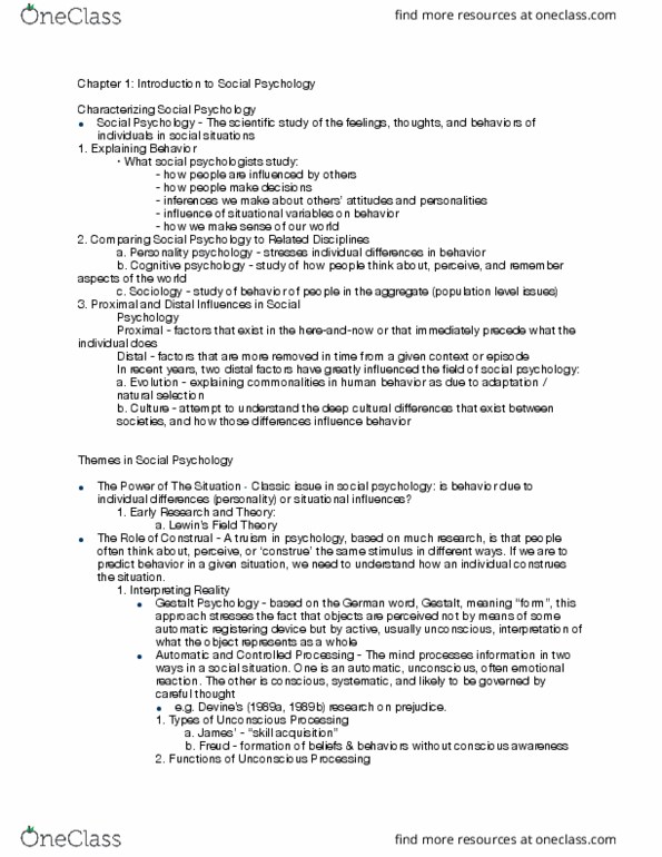 PSY 331 Chapter Notes - Chapter 1: Hindsight Bias, Institutional Review Board, Informed Consent thumbnail