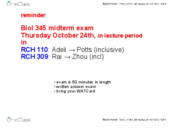 BIOL345 Lecture Notes - Trypticase Soy Agar, Granola, Freezer Burn thumbnail
