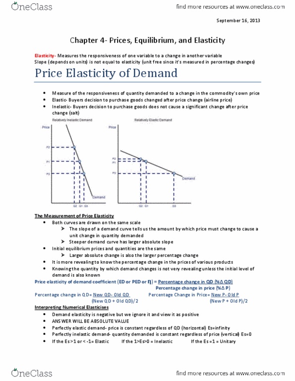 ECO100Y5 Chapter Notes - Chapter 4: Demand Curve thumbnail