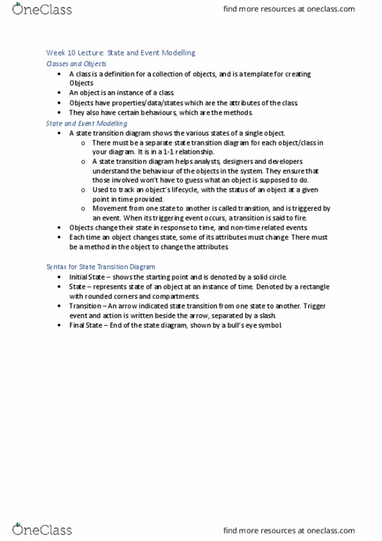 31269 Lecture 10: Business Requirements Modelling Notes thumbnail