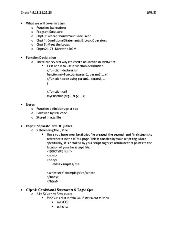 CIS 111 Lecture Notes - Lecture 3: Cascading Style Sheets, Web Application thumbnail