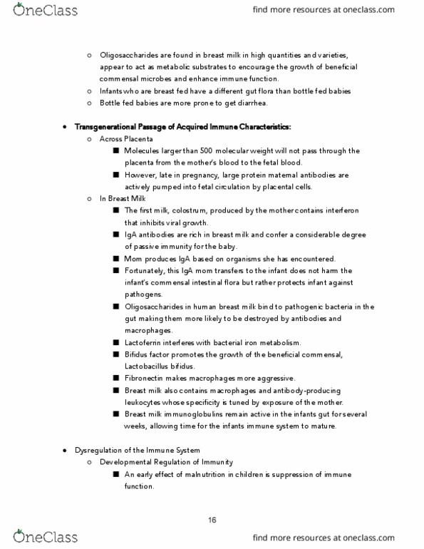 INTEGBI 169 Chapter Notes - Chapter 10: Diabetes Mellitus Type 1, Hygiene Hypothesis, Streptococcus thumbnail