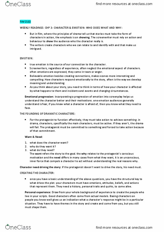 FAV2102 Lecture Notes - Lecture 3: Heredity thumbnail