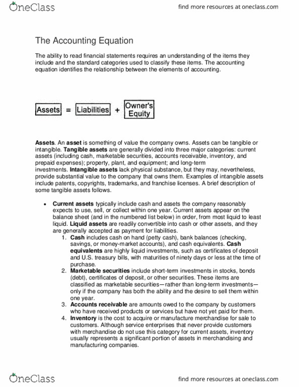 AC 210 Lecture Notes - Lecture 1: Capital Account, Promissory Note, Preferred Stock thumbnail