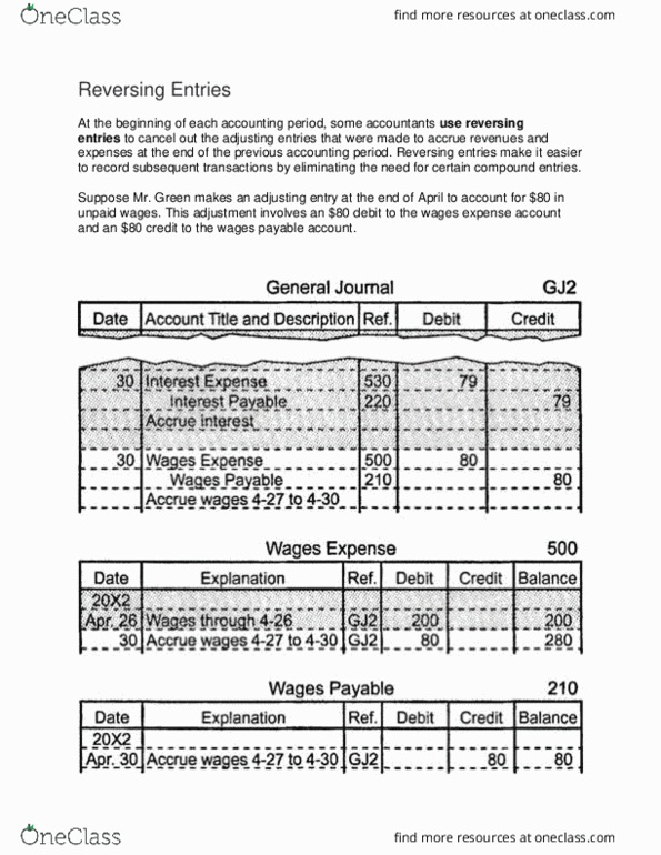 AC 210 Lecture Notes - Lecture 19: Financial Statement, Expense thumbnail