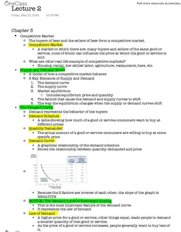 ECON 0110 Lecture Notes - Lecture 2: Economic Equilibrium thumbnail