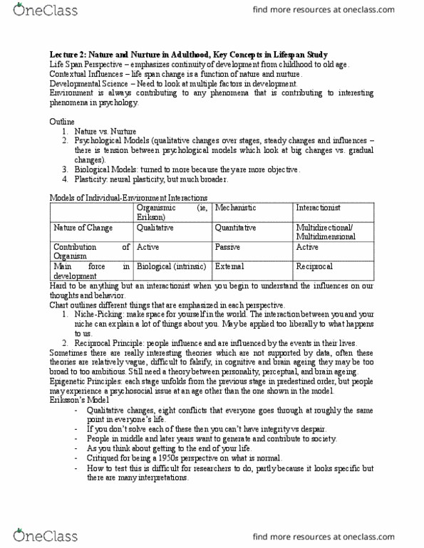 PSY 3128 Lecture Notes - Lecture 2: Telomere, Senescence, Terror Management Theory thumbnail