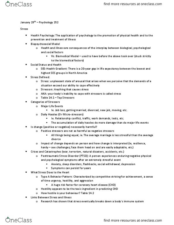 PSYO 252 Lecture Notes - Lecture 4: Social Comparison Theory, Hawthorne Effect, Western Electric thumbnail