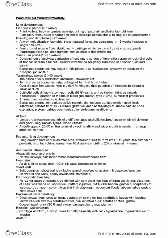 PHTY208 Lecture Notes - Lecture 13: Pleurisy, Viscosity, Night Sweats thumbnail