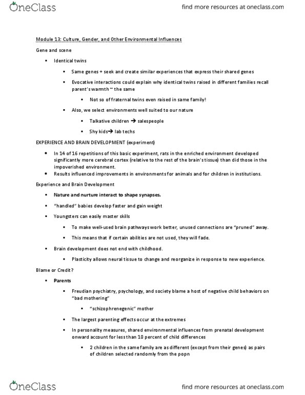 01:830:101 Lecture Notes - Lecture 13: Gender Role, Sexual Maturity, Cultural Neuroscience thumbnail