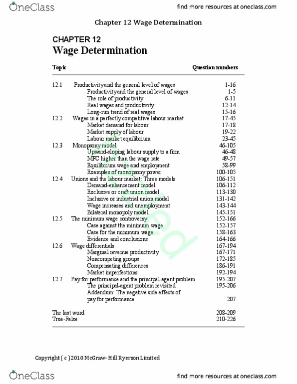 ECN 104 Lecture Notes - Lecture 12: Maximum Wage, Monopolistic Competition, Canadian Auto Workers thumbnail