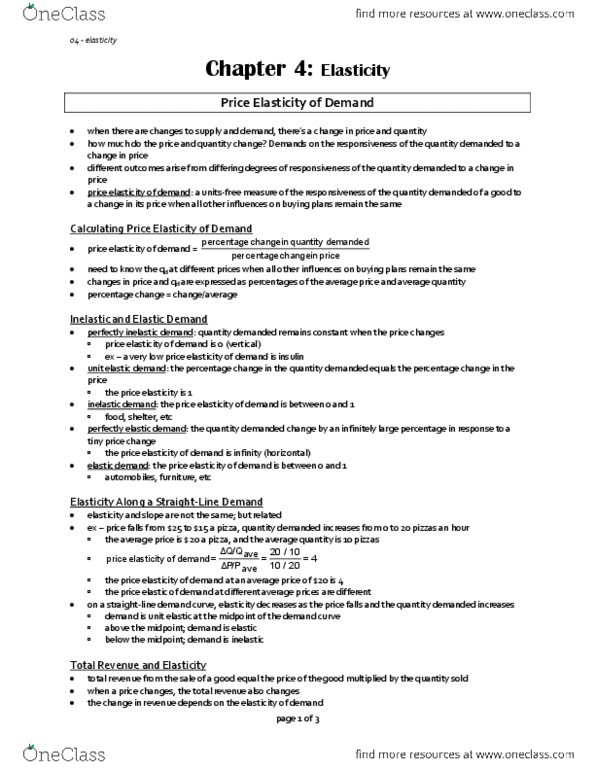 ECON101 Chapter Notes -Demand Curve, Normal Good, Inferior Good thumbnail