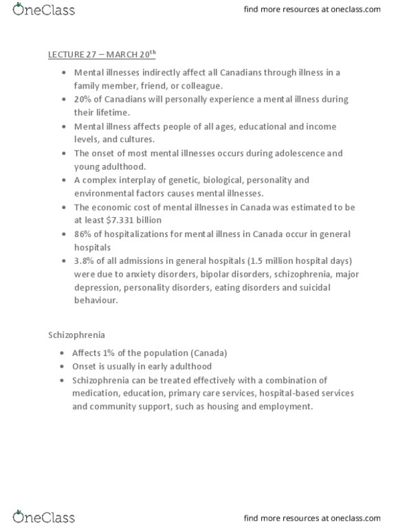 PSYC 339 Lecture Notes - Lecture 27: Personality Disorder thumbnail