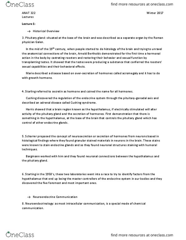 ANAT 322 Lecture Notes - Lecture 1: Signal Peptide, Isoelectric Point, Amine thumbnail