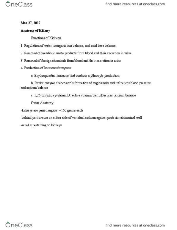 PHGY 210 Lecture 32: PHGY 210-001 - Lec 32 - Mar 27 thumbnail