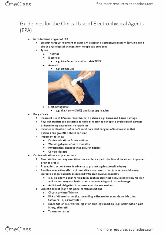 PHTY208 Lecture Notes - Lecture 2: Sharps Waste, Hand Washing, Physical Examination thumbnail