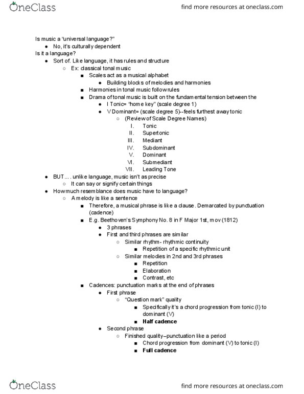 MUSIC 15 Lecture Notes - Lecture 3: Homeaway, Clara Schumann, La Fille Aux Cheveux De Lin thumbnail