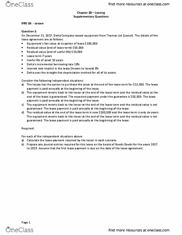 ADMS 3595 Lecture Notes - Lecture 1: Operating Lease, Finance Lease, Interest Rate thumbnail