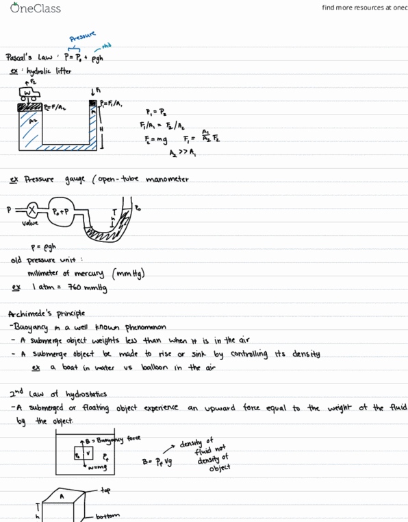 Class Notes For Physics At University Of California Los Angeles Ucla Oneclass