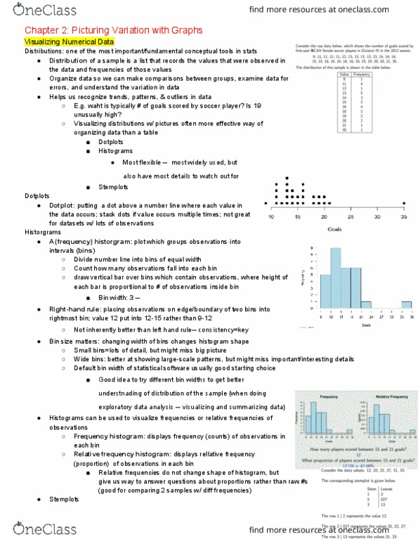 STATS 10 Lecture Notes - Lecture 3: Exploratory Data Analysis, List Of Statistical Packages, Pareto Chart thumbnail