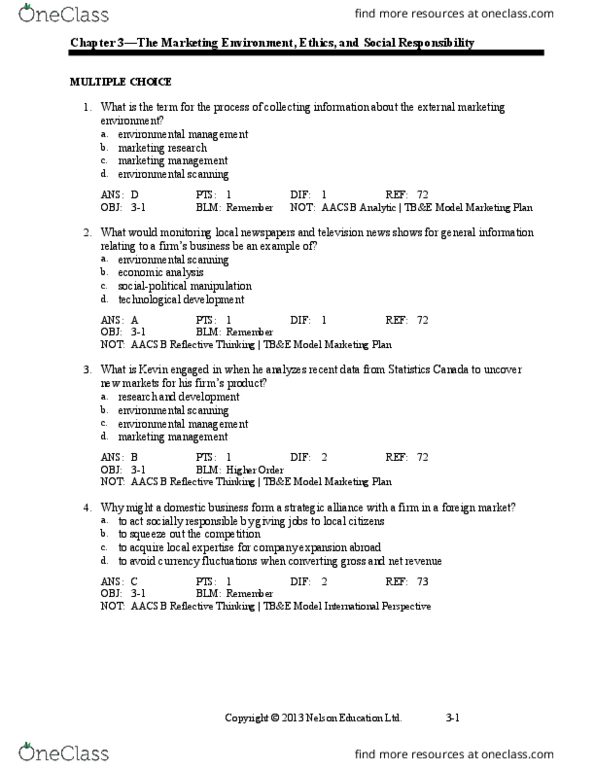 ADMS 2200 Lecture Notes - Lecture 3: Association To Advance Collegiate Schools Of Business, Political Action Committee, Environmental Resource Management thumbnail