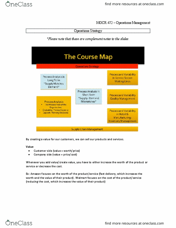 NUR1 421 Lecture Notes - Lecture 5: Operations Management, Profit Margin thumbnail