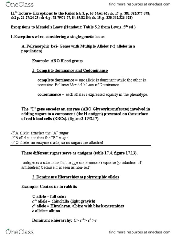 BME 80H Lecture Notes - Lecture 11: Abo Blood Group System, Glycosyltransferase, Antigen thumbnail