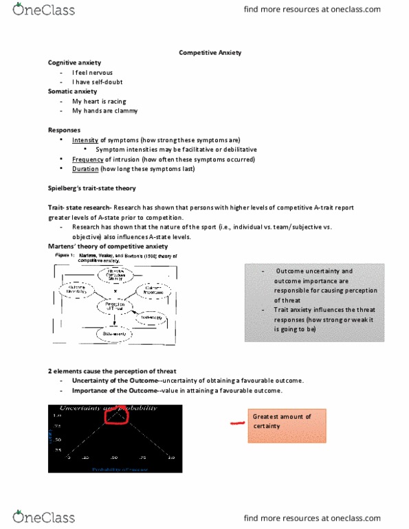 Kinesiology 1070A/B Lecture Notes - Lecture 12: Catastrophe Theory, Standard Deviation, Well-Order thumbnail