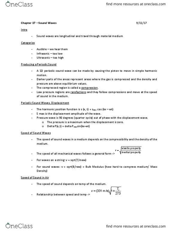 PHYS 012A Lecture Notes - Lecture 3: Sound, P-Wave, Modulus Guitars thumbnail