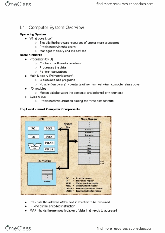 FIT2070 Lecture Notes - Lecture 1: Cpu Cache, Master Boot Record, Integrated Circuit thumbnail