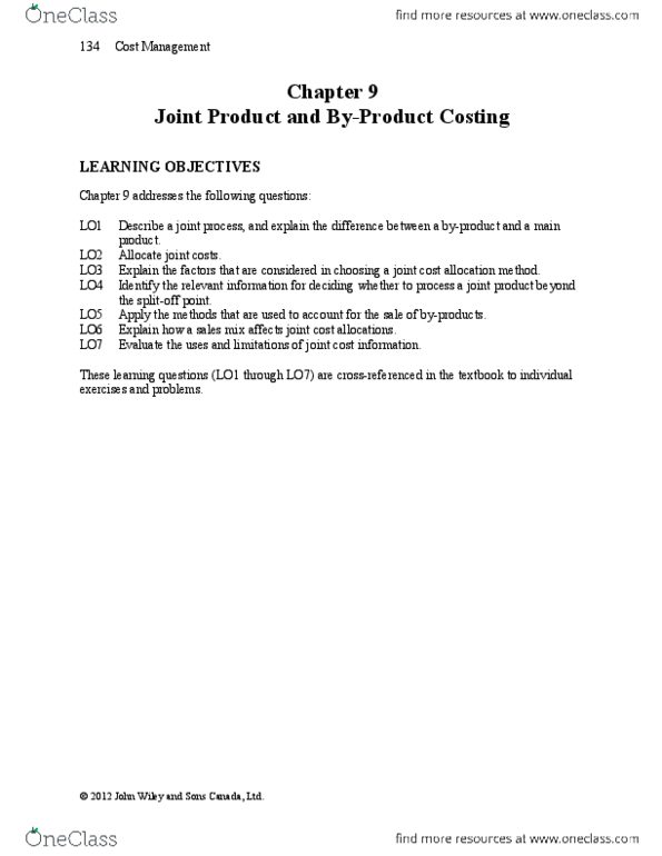 MKT 300 Chapter Notes -Gross Margin, Gross Profit, Profit Margin thumbnail