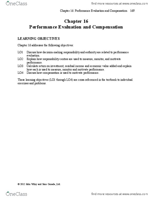 CMN 201 Chapter Notes -Earnings Before Interest And Taxes, Profit Center, Income Tax thumbnail