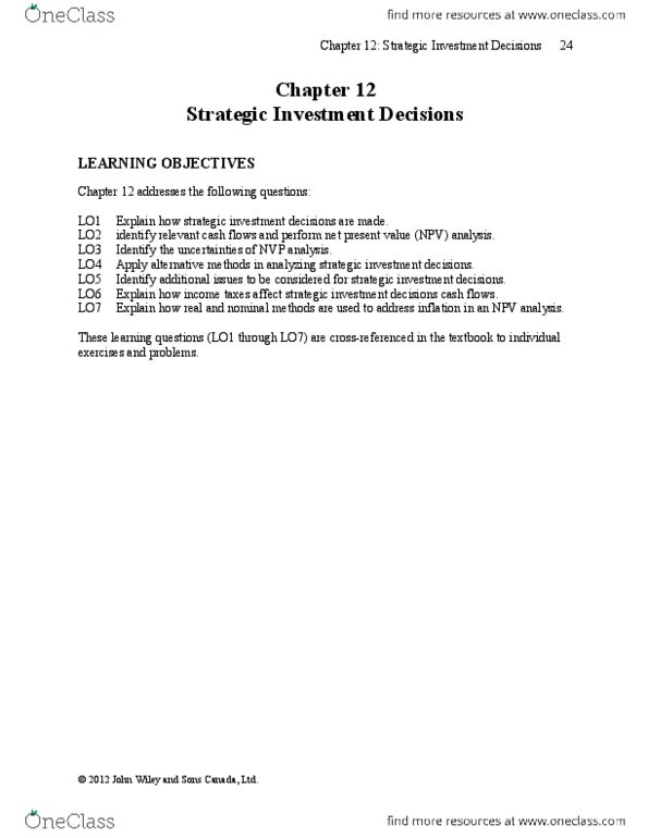 CHY 104 Chapter Notes -Cash Flow, Net Present Value, Discount Window thumbnail