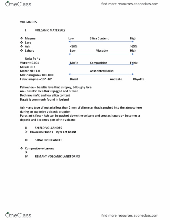 GEOG 1266 Lecture Notes - Lecture 3: Stratovolcano, Pyroclastic Flow, Motor Oil thumbnail