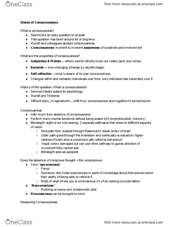 PS101 Lecture Notes - Lecture 19: Autopilot, Visual Cortex, Wilhelm Wundt thumbnail