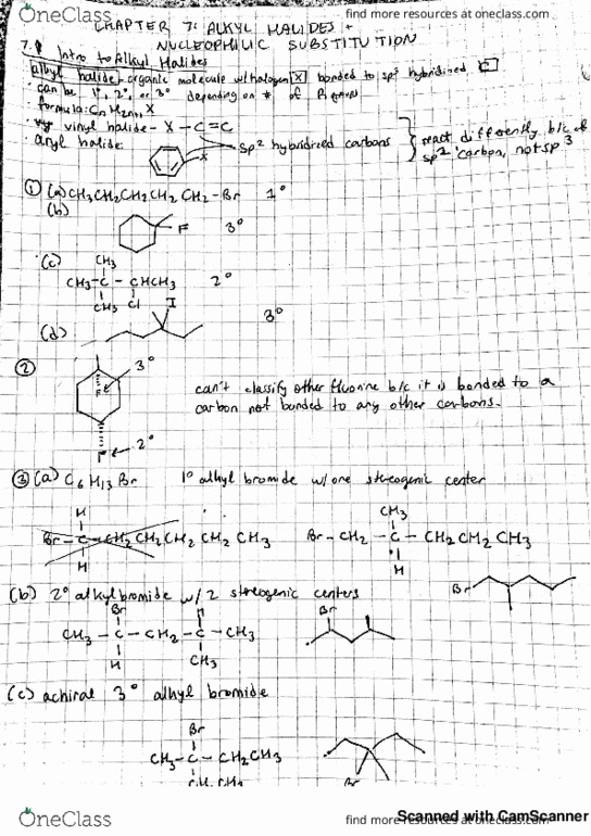 CHEM 51A Chapter 7: Nucleophilic Substitution thumbnail