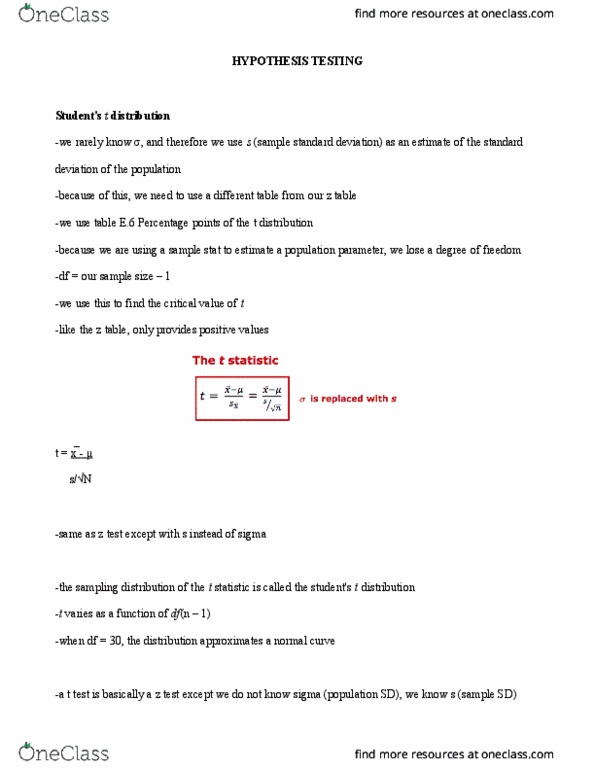 PS296 Lecture Notes - Lecture 11: Sampling Distribution, Statistical Parameter, Normal Distribution thumbnail