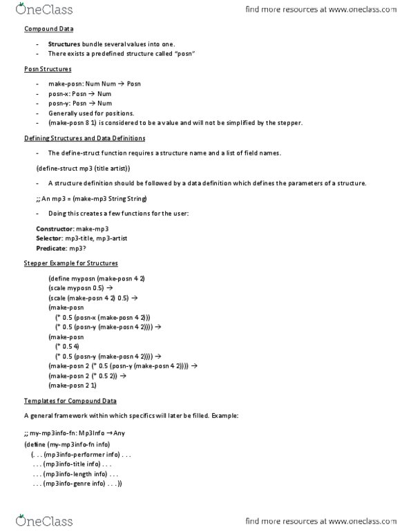 CS135 Chapter : Module 4 - Structures.docx thumbnail