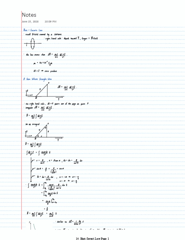 PHYS 121 Lecture 14: Biot-Savart Law thumbnail