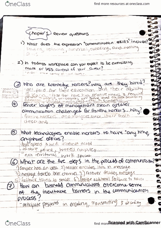 COMM 2293 Chapter 1: COMM CH1 text notes thumbnail