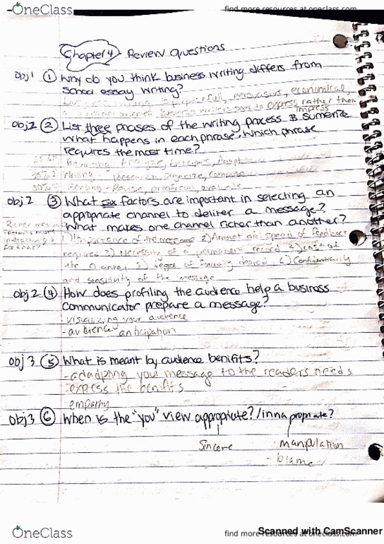 COMM 2293 Chapter 4: COMM Ch 4 Text notes thumbnail